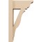 Ekena Millwork 6-in W x 12-in D x 20-in H Funston Trad Rough Cedar Woodgrain TimberThane Outlooker, Primed Tan OUTUR060X12X20FST04RCPR - alternate 5